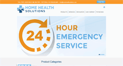 Desktop Screenshot of homehealthsolutions.com