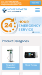 Mobile Screenshot of homehealthsolutions.com